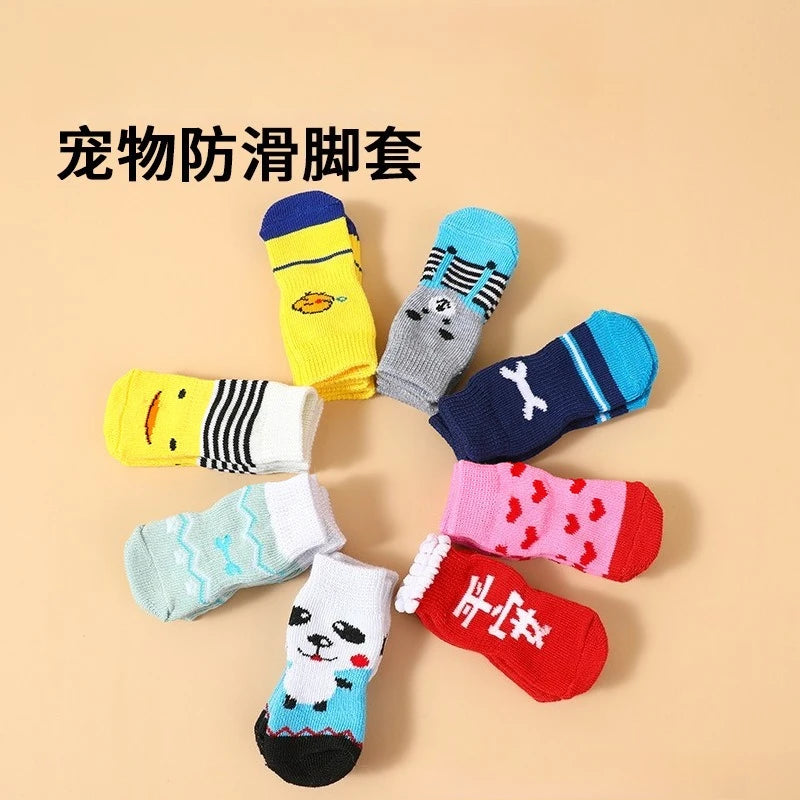 Warm Anti-Slip Knit Socks for Dogs