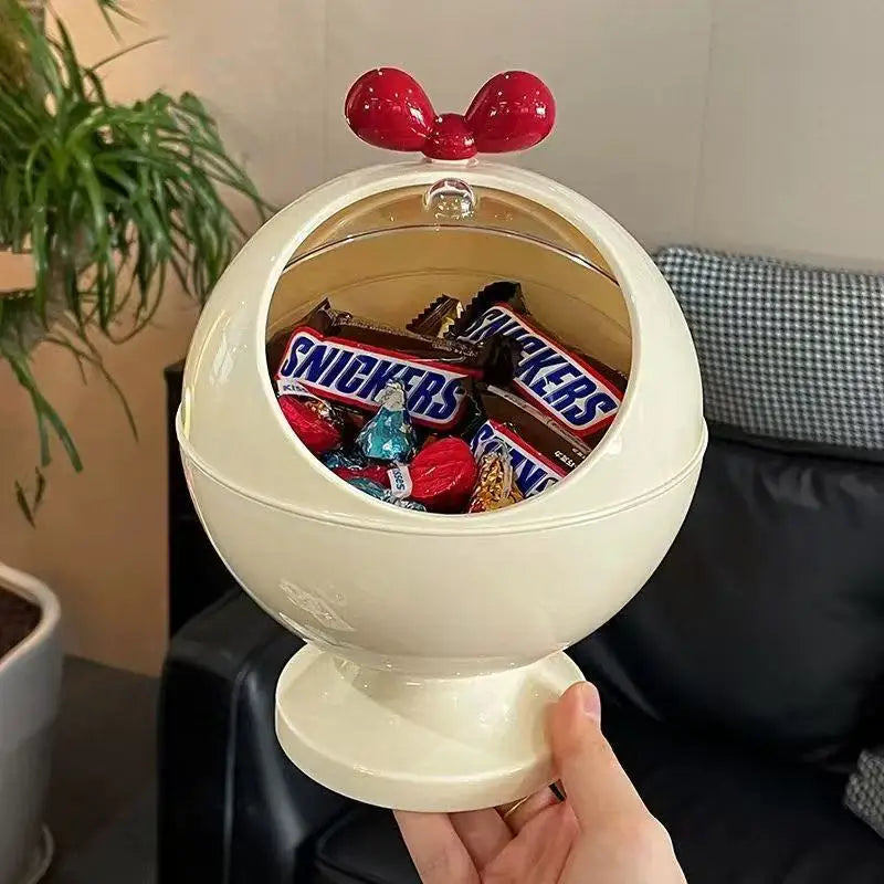 Cute Desktop Bow Storage Box Organizer