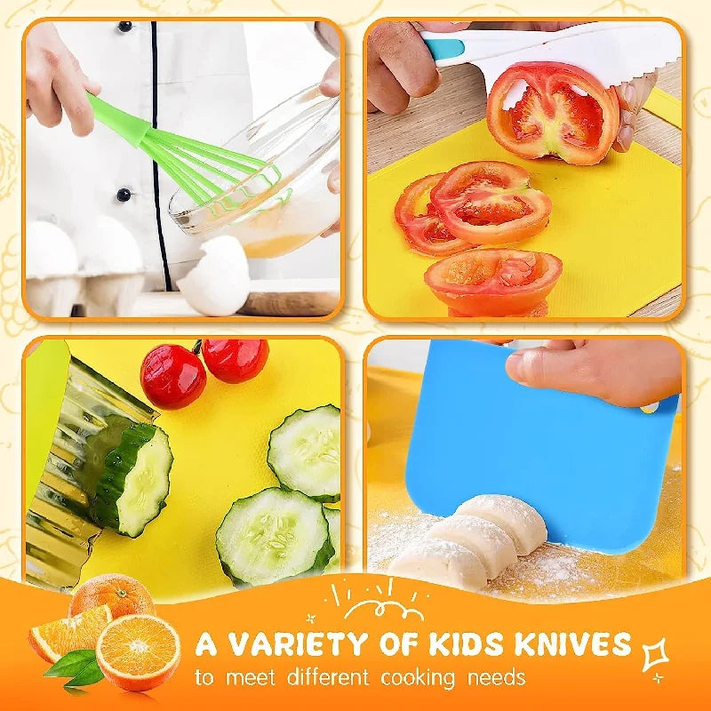 Montessori Kids Kitchen Tools & Cooking Set