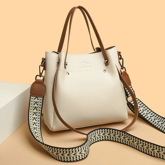 Women’s Microfiber Leather Shoulder Bag