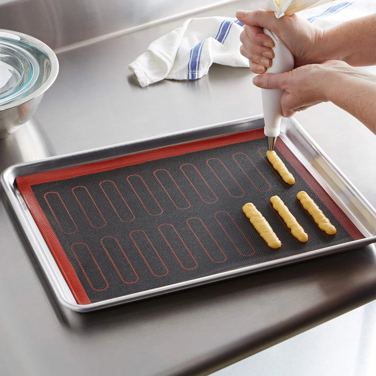 Perforated Reusable Silicone Baking Mat