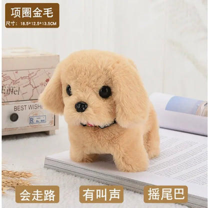 Electric Walking Barking Plush Dog Toy