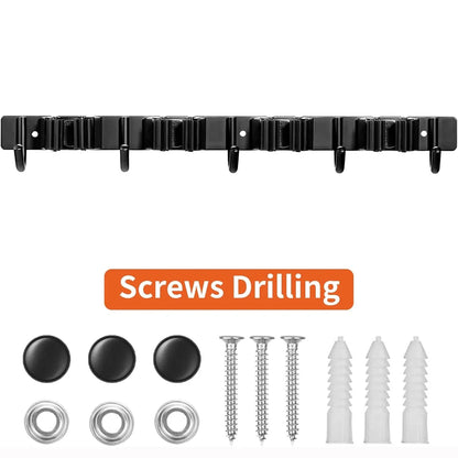 Heavy-Duty Wall Mounted Tool Rack