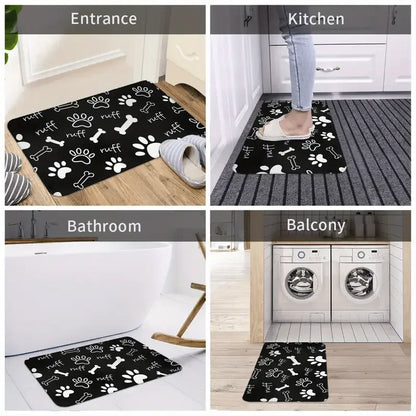 Welcome Door Mat Non-Slip Entryway Rug
