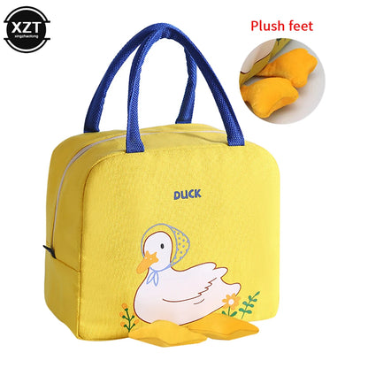 Cute Duck Insulated Lunch Bag