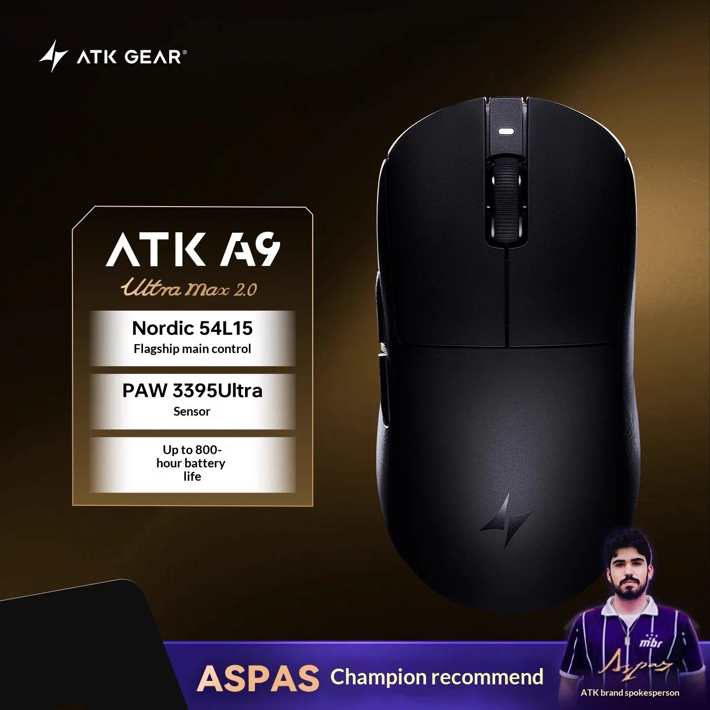 ATK DragonFly A9 Air Ultimate Gaming Mouse