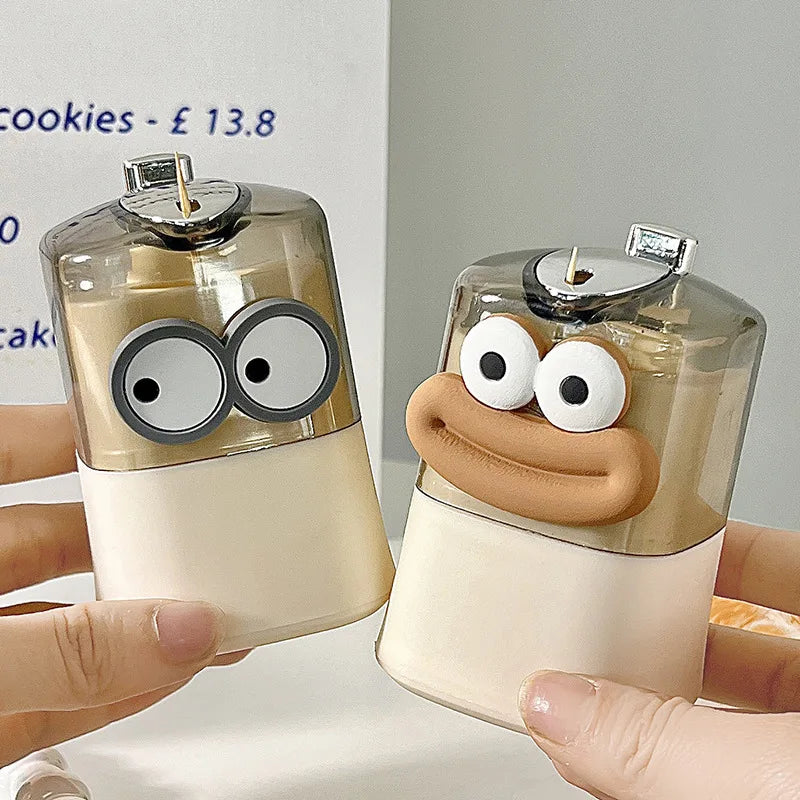 Automatic Pop-Up Toothpick Holder