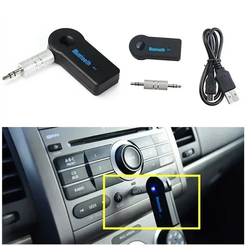 XIKCU Bluetooth Audio Adapter Receiver Stereo 3.5mm
