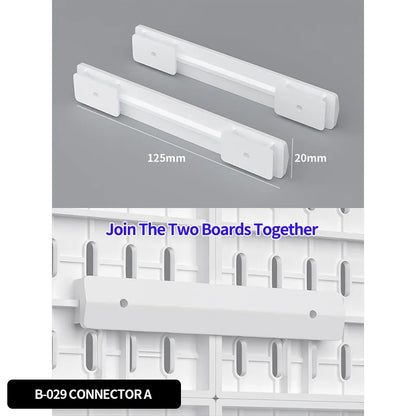 Adjustable Desktop Pegboard Organizer