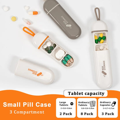 Travel Pill Organizer Case