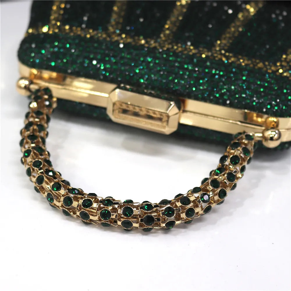 Luxury Rhinestone Evening Clutch Bag