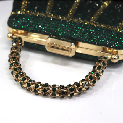 Luxury Rhinestone Evening Clutch Bag