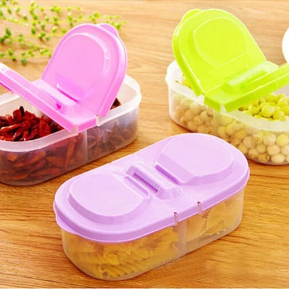 Portable Food Storage Lunch Box with Divider