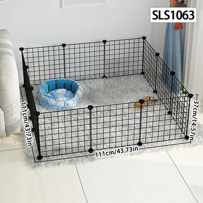 Modular Wire Pet Playpen & Indoor Dog Enclosure
