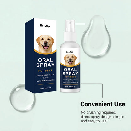 Pet Oral Care Spray for Dogs & Cats
