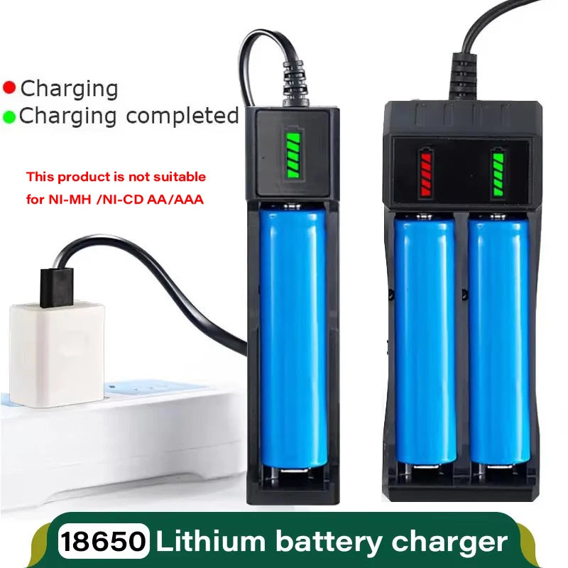 USB Charger for Rechargeable Lithium-Ion Batteries