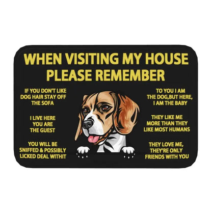 Bull Terrier Non-Slip Door Mat