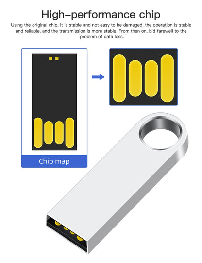 Custom Logo Metal USB Flash Drive
