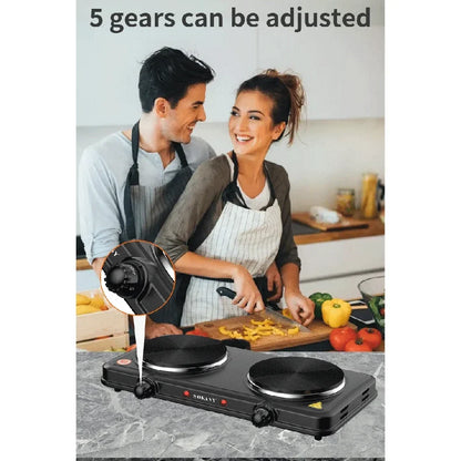 2000W Multi Functional Home Kitchen Dual Pot Electric Stove