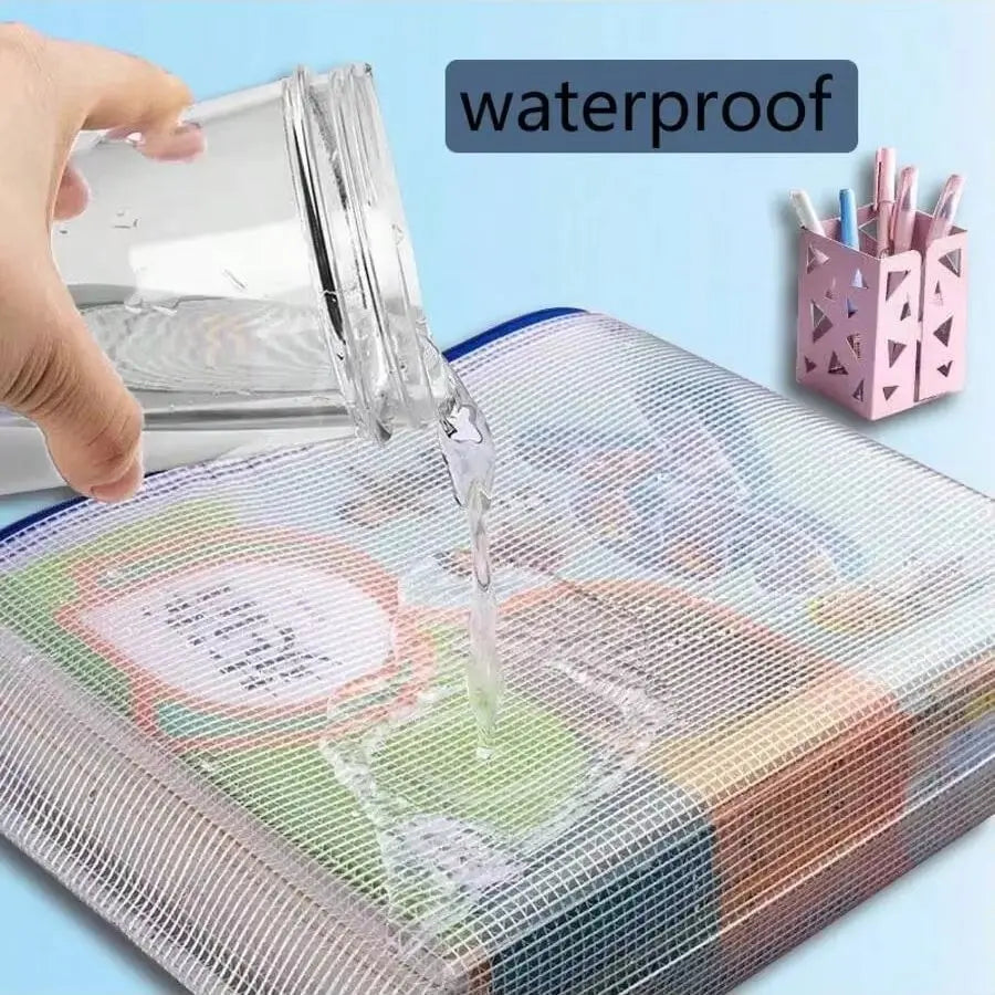 Waterproof A4 Zipper File Bag
