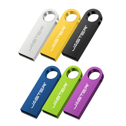 Waterproof Metal USB 2.0 Flash Drive with Keychain