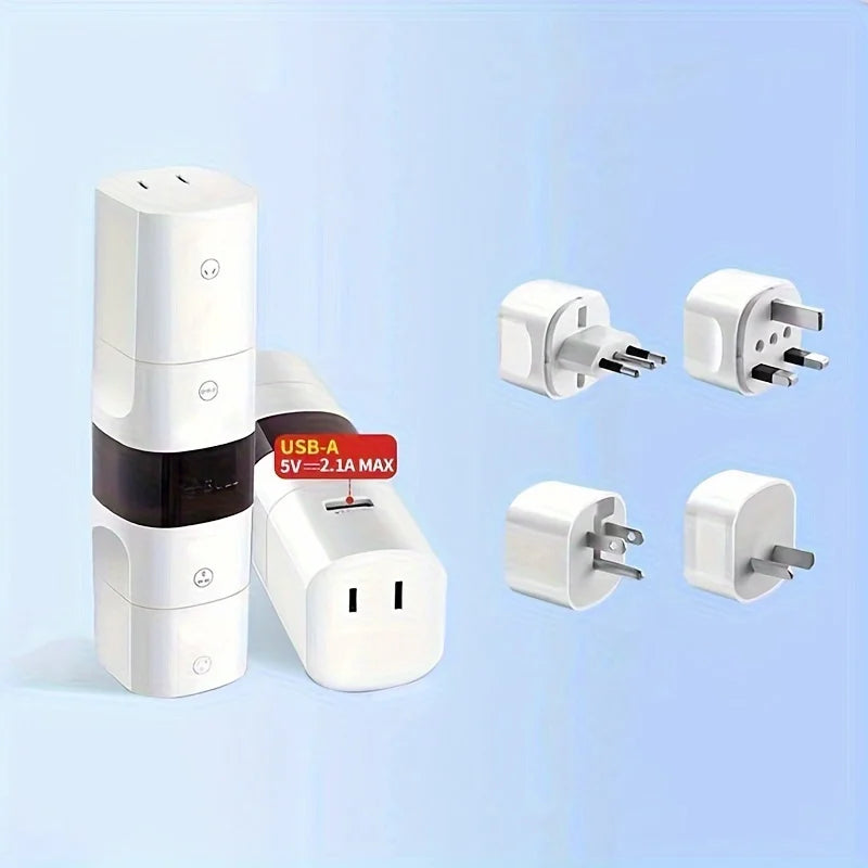 Universal Travel Adapter with USB Charging