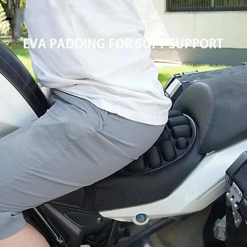 Motorcycle 3D Seat Cushion – Breathable EVA Comfort Cover