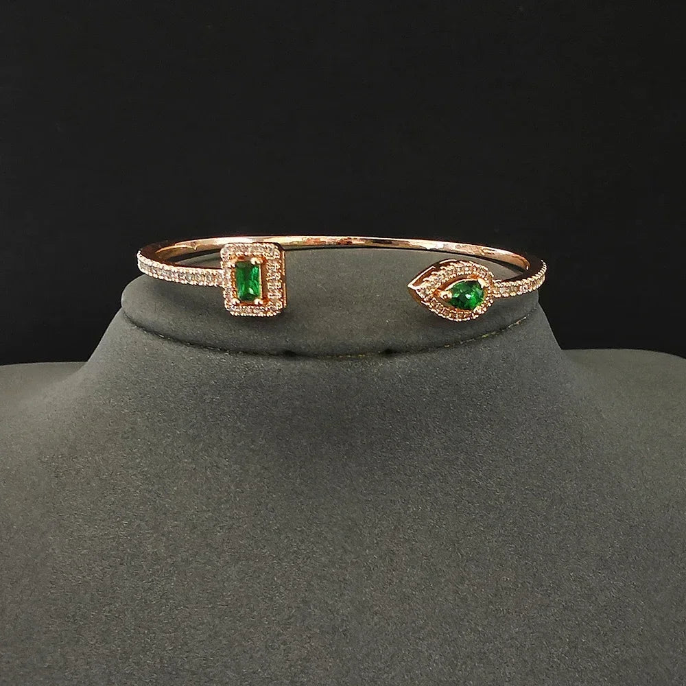 Adjustable Snake-Inspired Cuff Bracelet