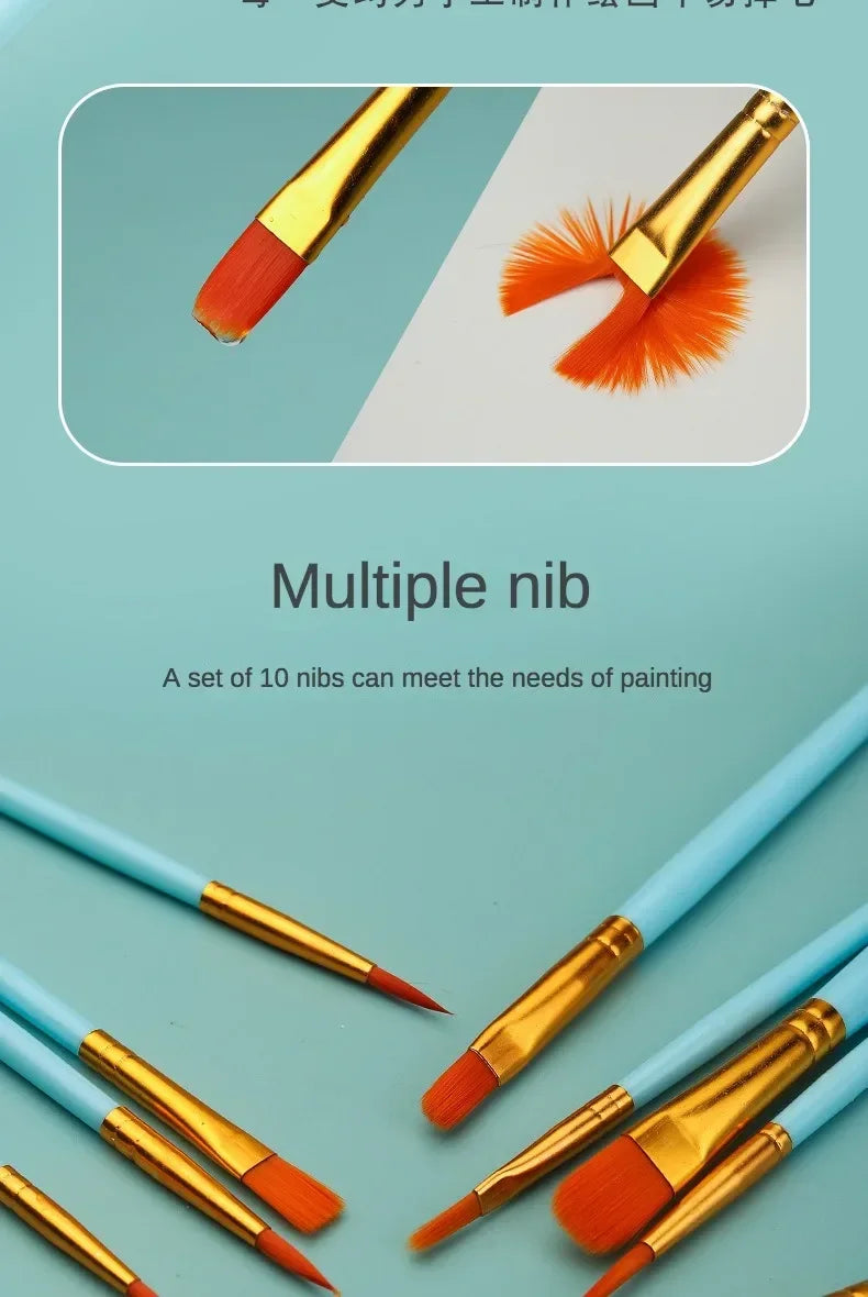 Multi-Purpose Artist Paint Brush Set