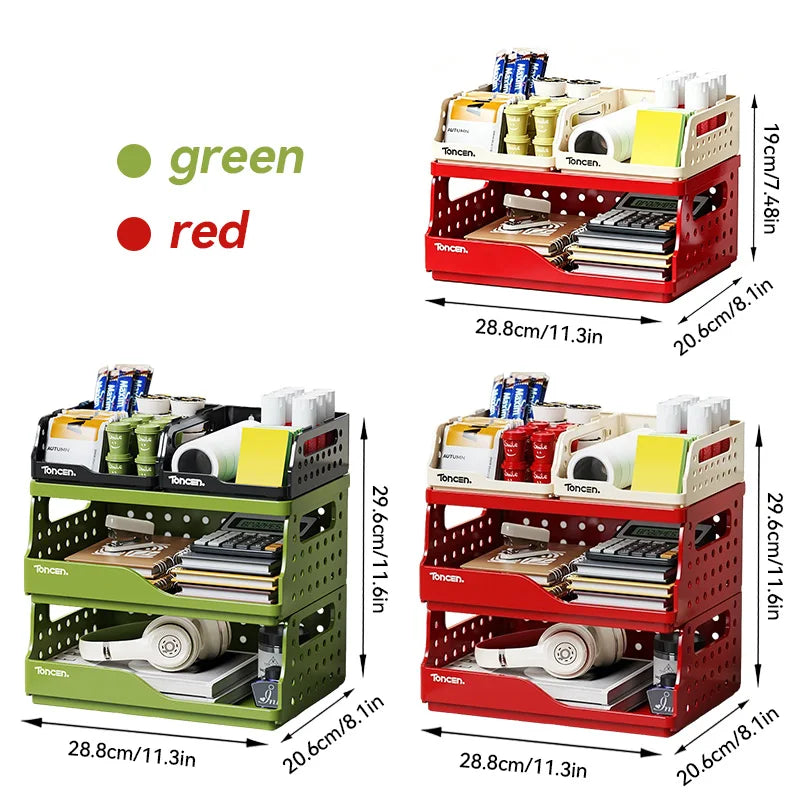 3-Tier Stackable Desk Organizer