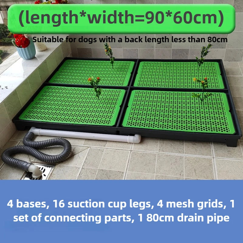 Flush Dog Toilet with Direct Drainage System
