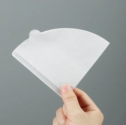 Natural Wood Pulp Cone Coffee Filters