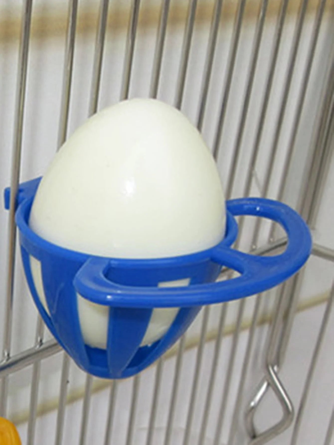 Plastic Bird Food Holder & Egg Feeding Basket for Bird Cages
