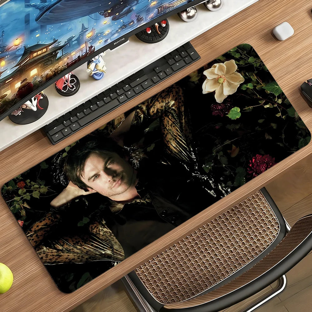 Damon Salvatore Non-Slip Extended Mouse Pad