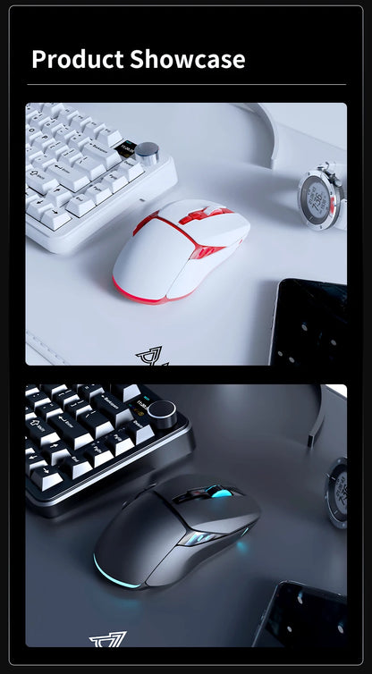 Tri-Mode Rechargeable Mouse with PAW3212 Sensor