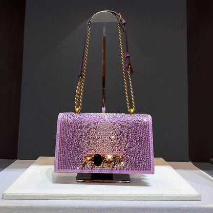 Glitter Evening Crossbody Bag