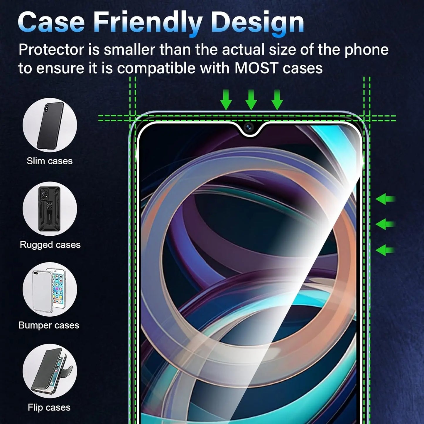 Tempered Glass Screen Protector for Xiaomi Redmi A3 Series