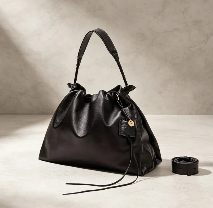 Large Capacity Soft PU Commuter Tote Bag