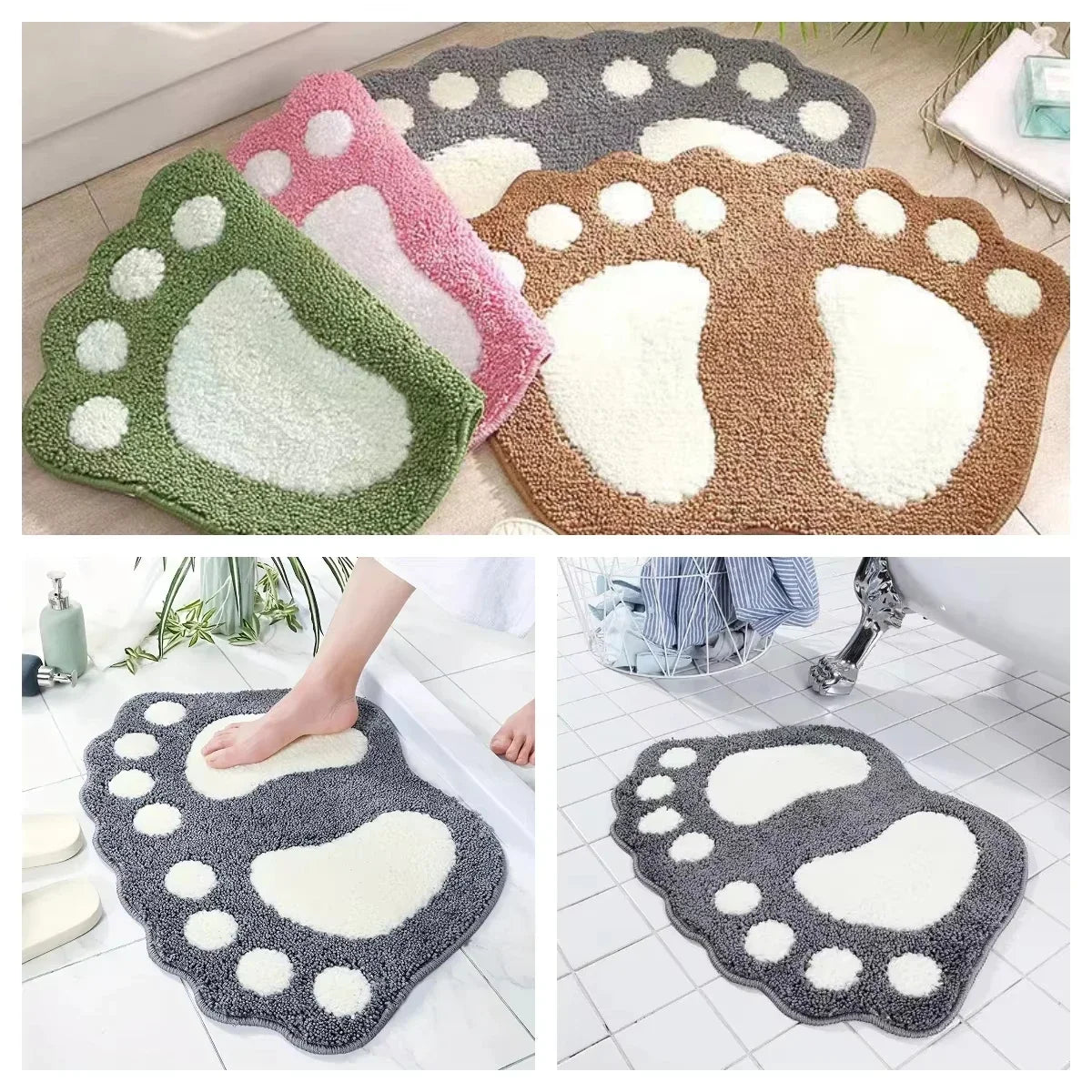 Soft Microfiber Non-Slip Bathroom Bath Mat