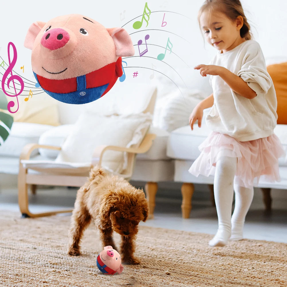 Interactive Moving Plush Dog Toy