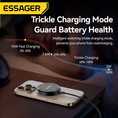 ESSAGER Magnetic Wireless Charger with Phone Holder