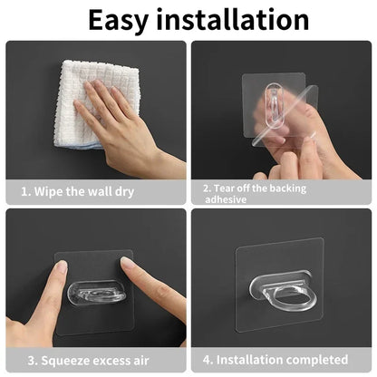 1-10 Multifunctional Wall Mounted Round Hooks