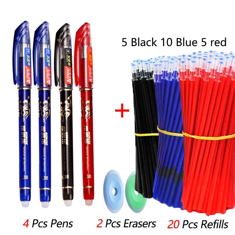 Kawaii Erasable Gel Pen Set