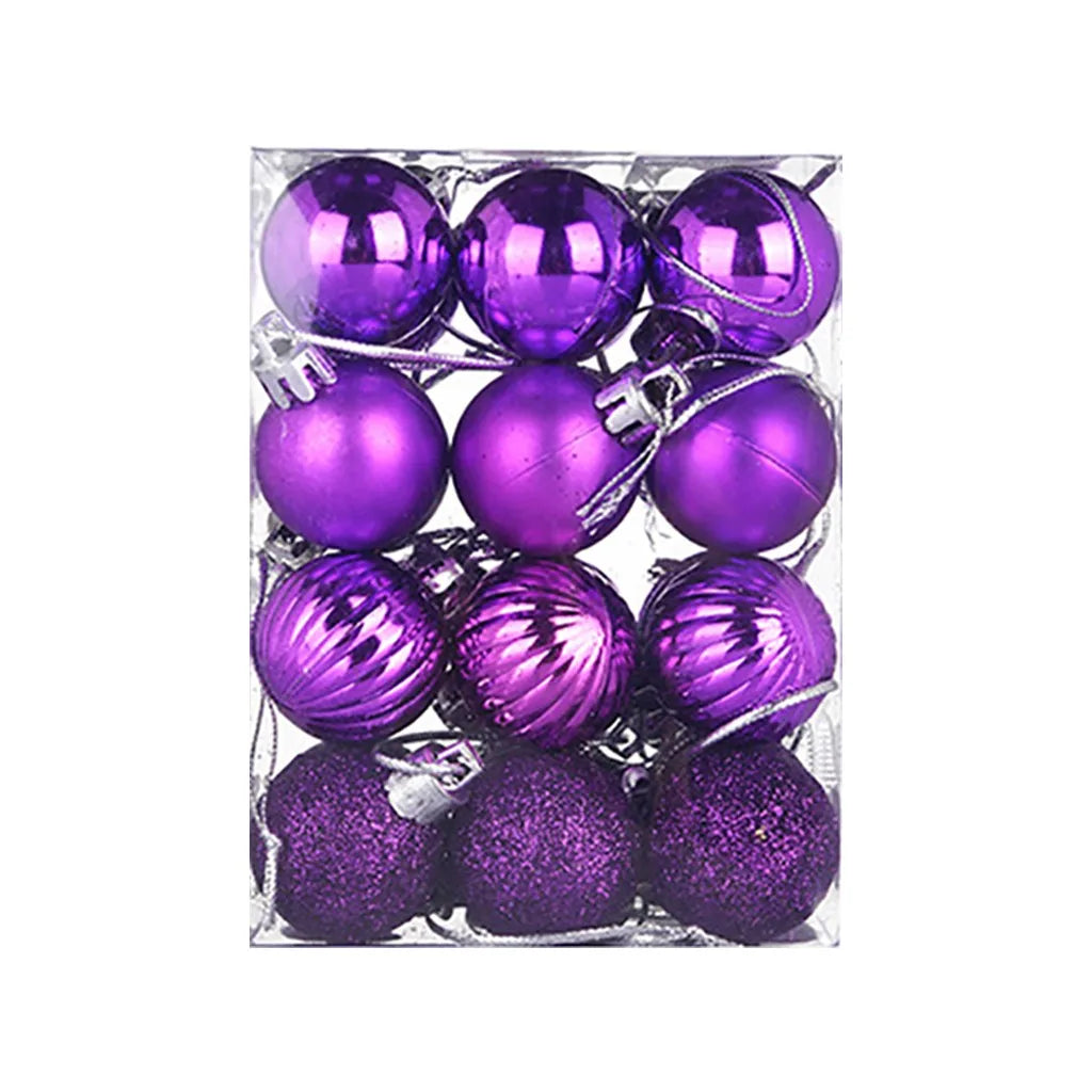 24-Piece Mini Christmas Bauble Set