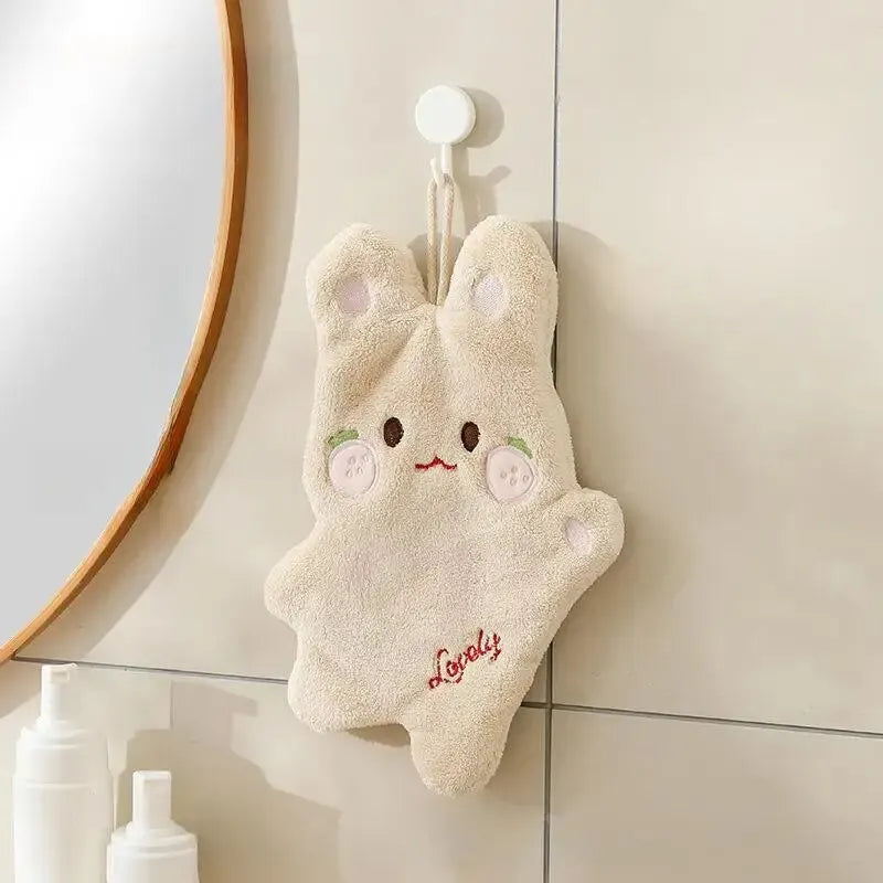 Double Layer Cartoon Hanging Hand Towel