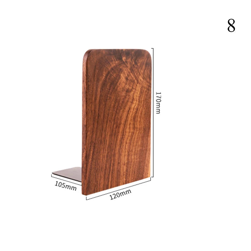 Natural Wooden Bookends