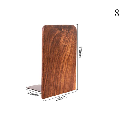 Natural Wooden Bookends