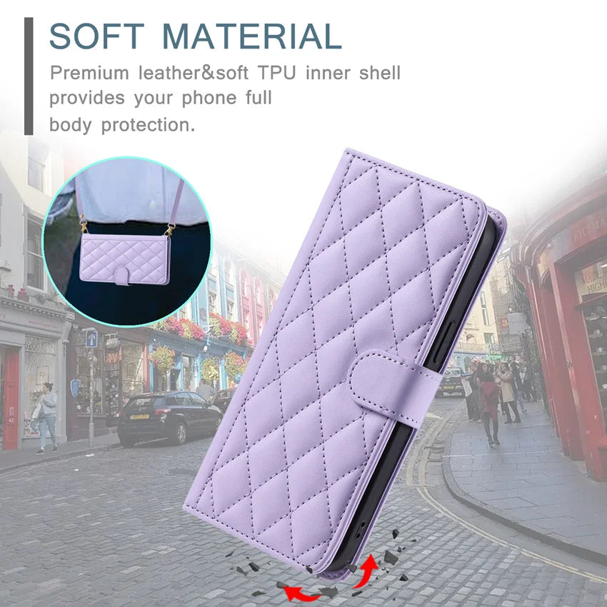 Flip Leather Wallet Case