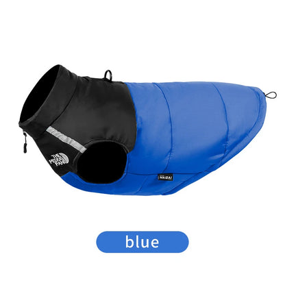 Waterproof Insulated Dog Jacket with Harness – Winter Pet Coat