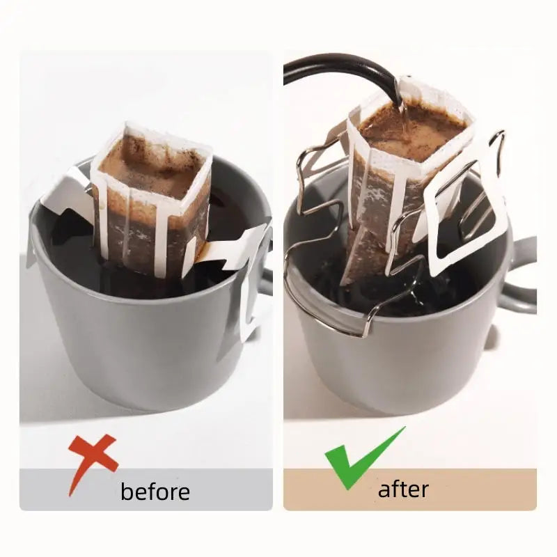 304 Stainless Steel Foldable Coffee Filter Holder